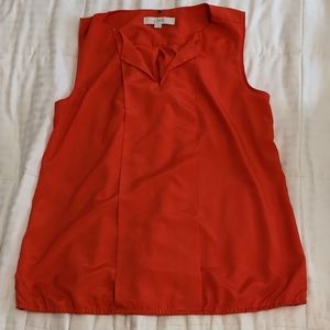 LOFT silky style sleeveless top size Medium